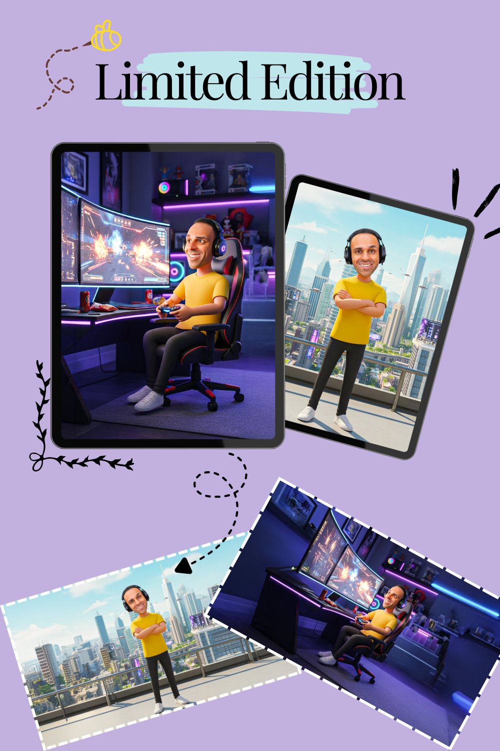 Estubegaming Limited Edition Photo Pack – 2+1 Free
