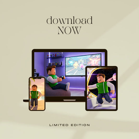 a collection of 3 wall paper photos Solom limited Edition + 50 ROBUX GIFT